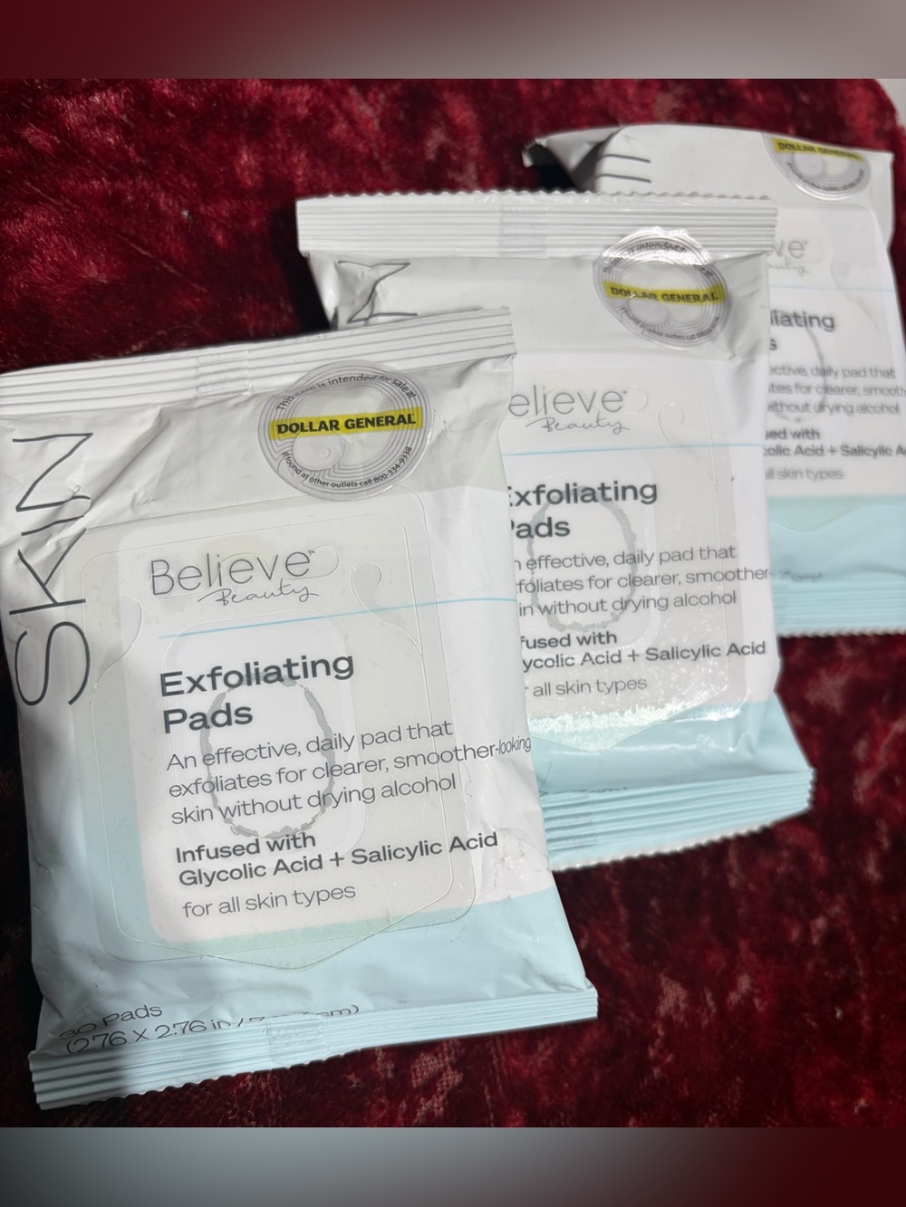 NIP Bundle of (3) Skin exfoliating pads